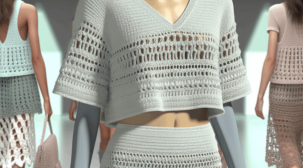 Los vestidos y blusas de crochet en tendencia para llevar con jeans, shorts y faldas en mayo 2025