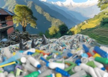 Nepal comenzó a llenar su ciudad con residuos plásticos con un solo fin: ser más sostenibles
