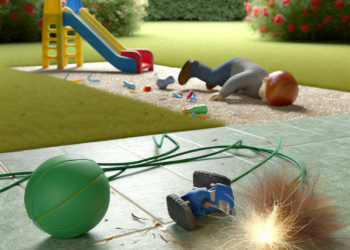 Niña recibe descarga eléctrica mientras jugaba en un balcón; ¿qué le pasó? (VIDEO)