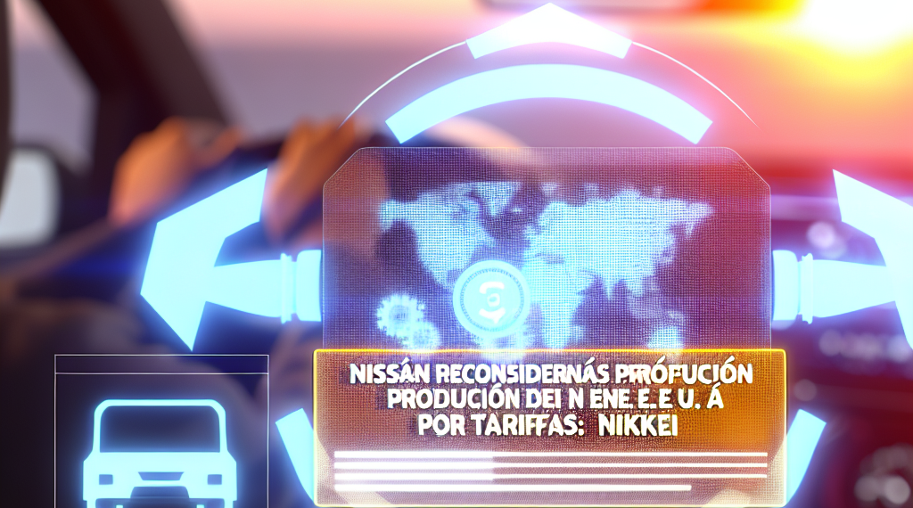 Nissan analiza trasladar parte de su producción a EU por aranceles: Nikkei