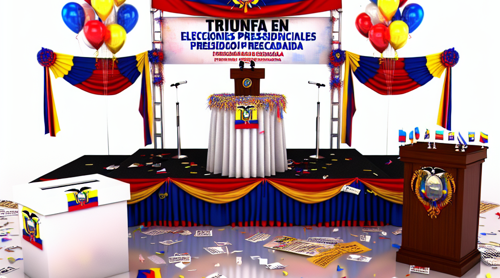 Noboa gana elección presidencial en Ecuador, dice Consejo Nacional Electoral