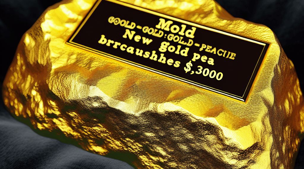 El oro bate nuevo récord y supera los 3,300 dólares por posibles aranceles a los minerales críticos