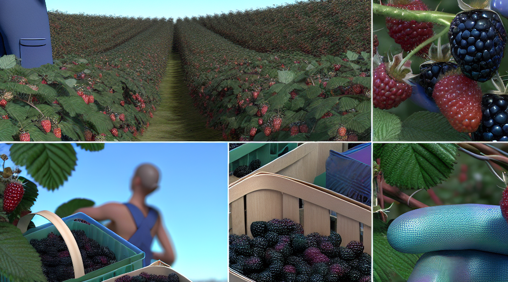 Ofrecen trabajo de cultivo de moras por más de 3 mil pesos al día