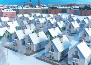 Papá Noel vive en una ciudad finlandesa. Algunos de sus vecinos no lo aprueban