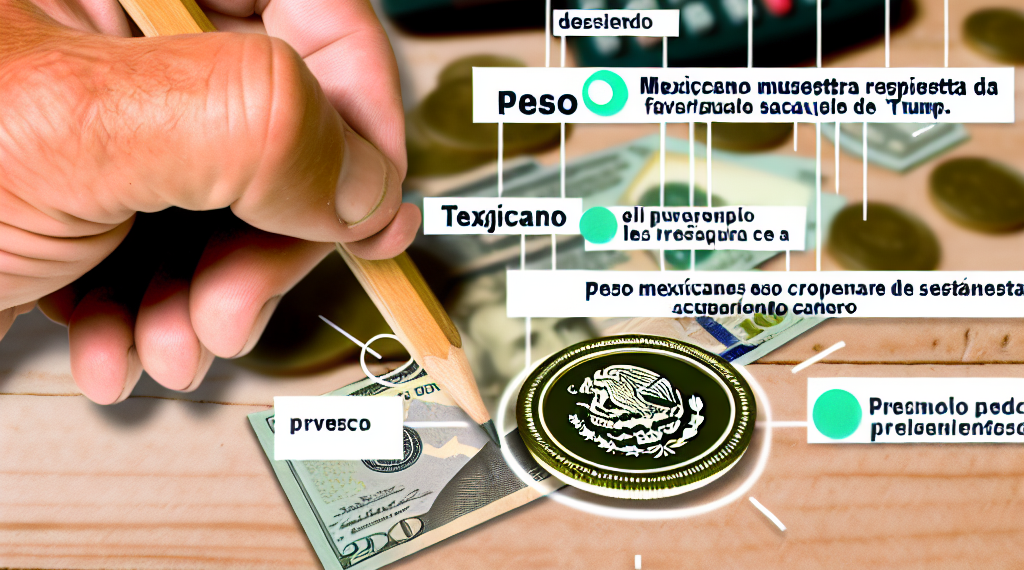 Peso mexicano modera reacción positiva a exclusión de aranceles de Trump