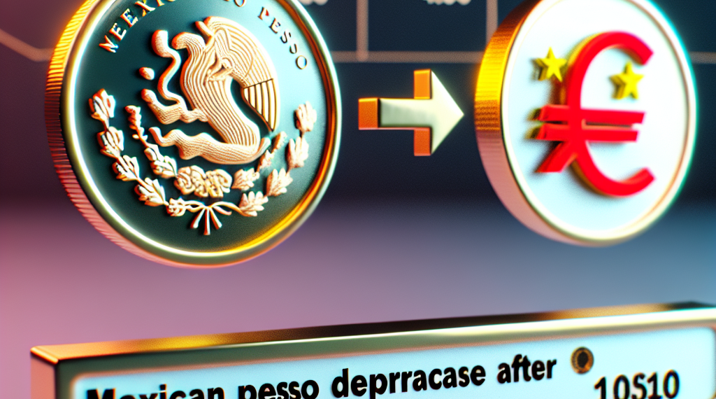 Peso mexicano cae con fuerza tras respuesta de China a los aranceles de Donald Trump
