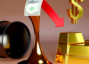 El petróleo pierde más de 3%, el dólar baja y el oro brilla en récord por la guerra comercial