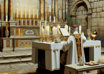 Tierra Santa y Papa Francisco: Cardenal Pizzaballa preside Misa en iglesia del Santo Sepulcro en Jerusalén