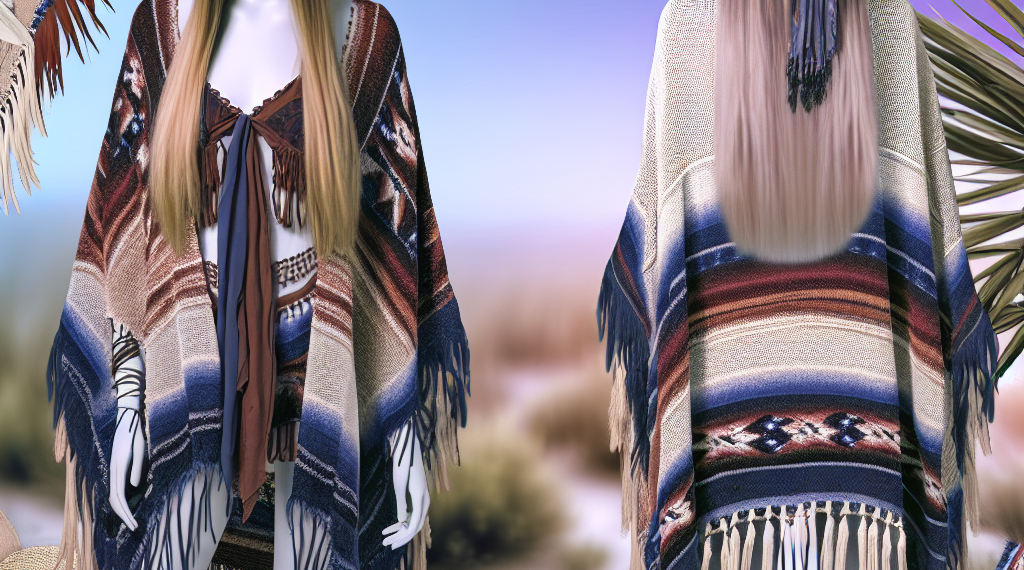 Los ponchos de flecos son la tendencia boho chic que conquista a las expertas