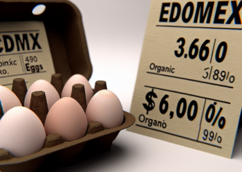 ¿Cuál es el precio del kilo de huevo en CDMX y Edomex?