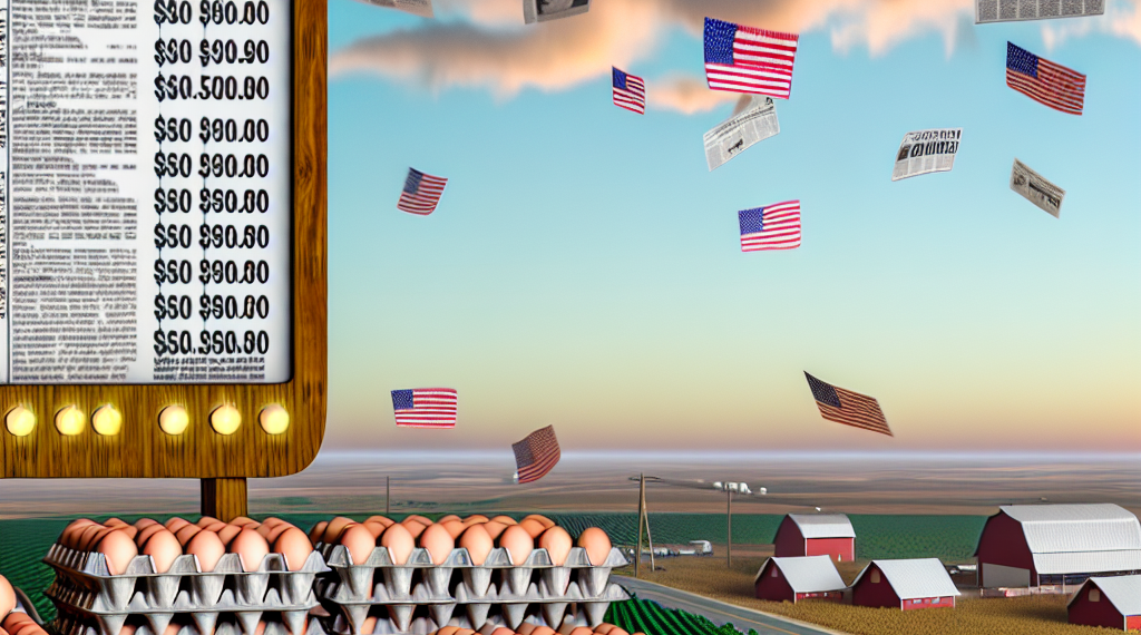 Precios de huevos alcanzan récord en EU