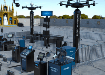 Seguridad de alta tecnología por el funeral del Papa Francisco