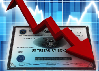 Retornos de bonos del Tesoro de EU, a la baja