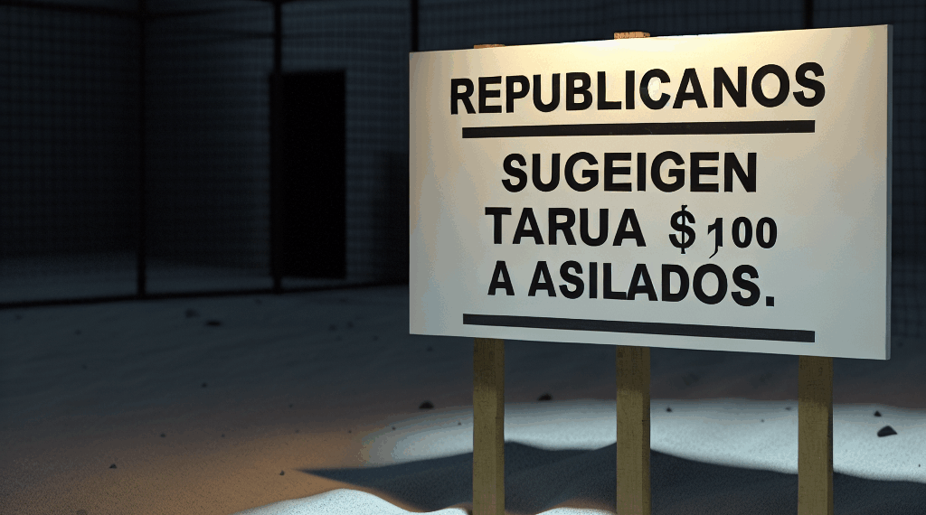 Los republicanos proponen cobrar 1,000 dólares a quienes soliciten asilo en Estados Unidos