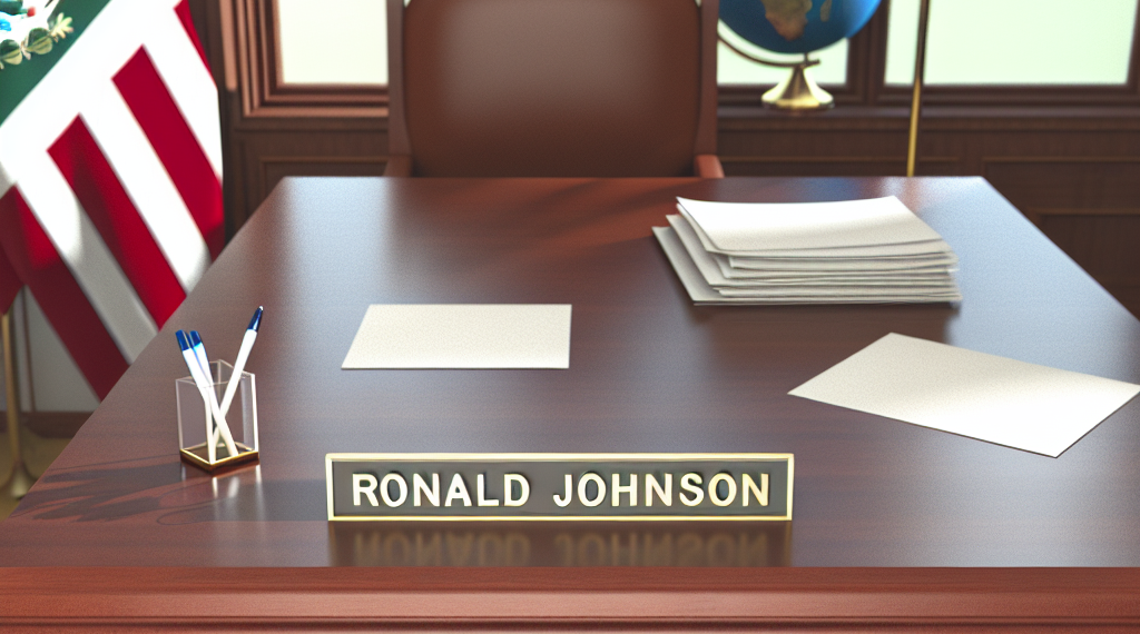 Ronald Johnson es ratificado por el Senado como embajador de EU en México
