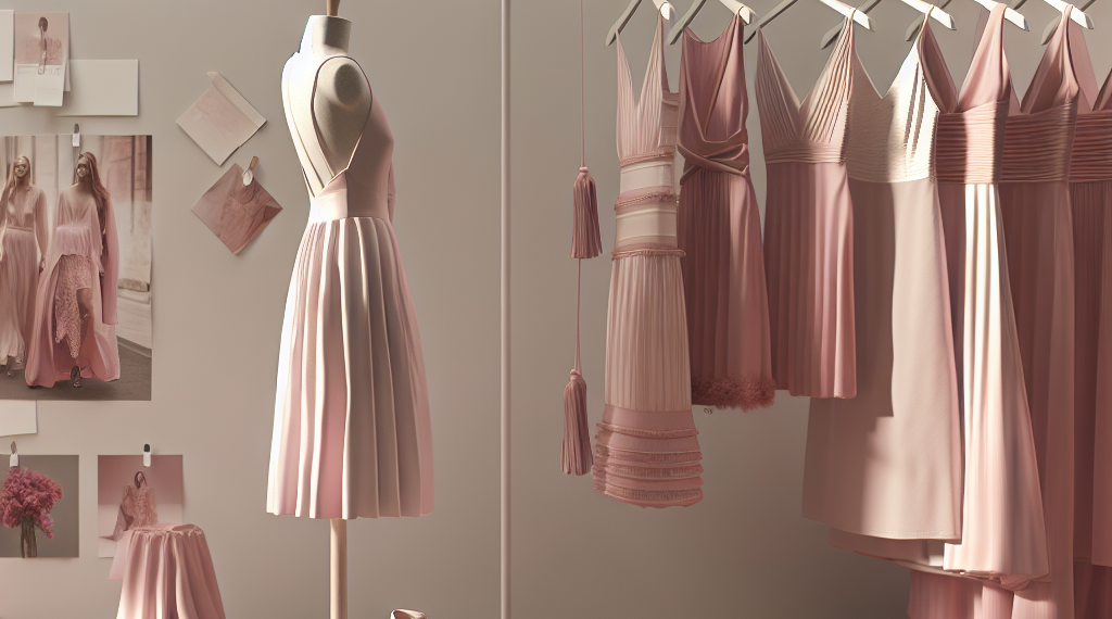 Color rosa suave, la elección ideal para vestidos elegantes en Primavera-Verano 2025
