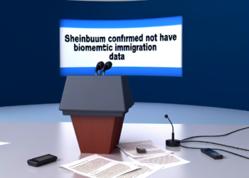 Sheinbaum aseguró que no cuentan con datos biométricos de migrantes