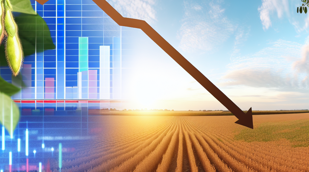 Futuros de la soya de EU a la baja por temor a aranceles