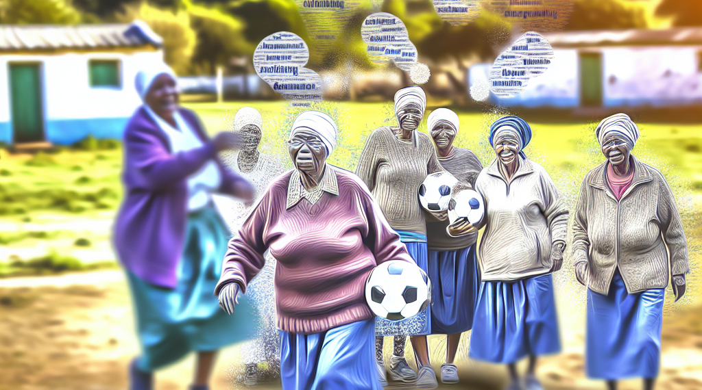 Sudáfrica celebra el Mundial de abuelas pamboleras