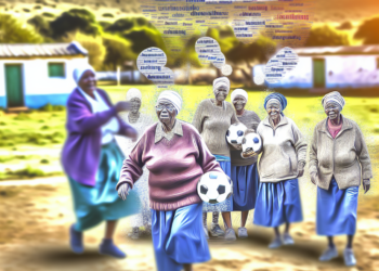 Sudáfrica celebra el Mundial de abuelas pamboleras