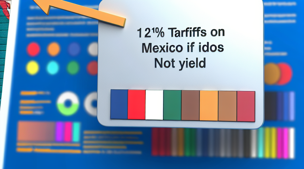 Arancel de 12% a México sino cumple demandas de Trump