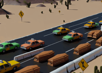 Taxistas bloquearon la carretera México-Acapulco con ataúdes en Semana Santa protestan por la inseguridad