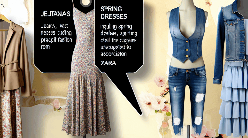 Las novedades de Zara: vaqueros, chalecos de punto y vestidos para la primavera