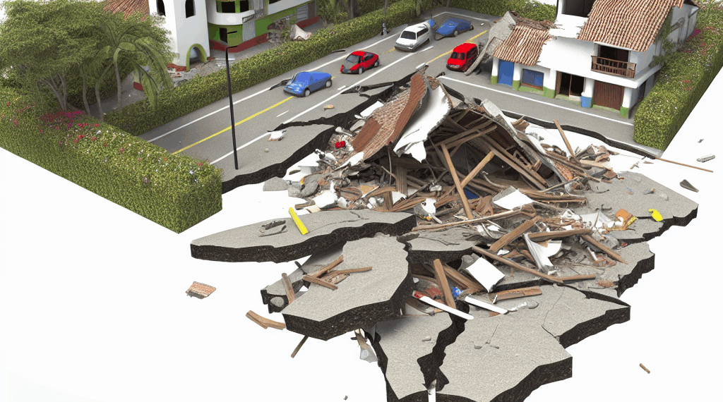 Veinte heridos y edificios destruidos por un sismo en Ecuador