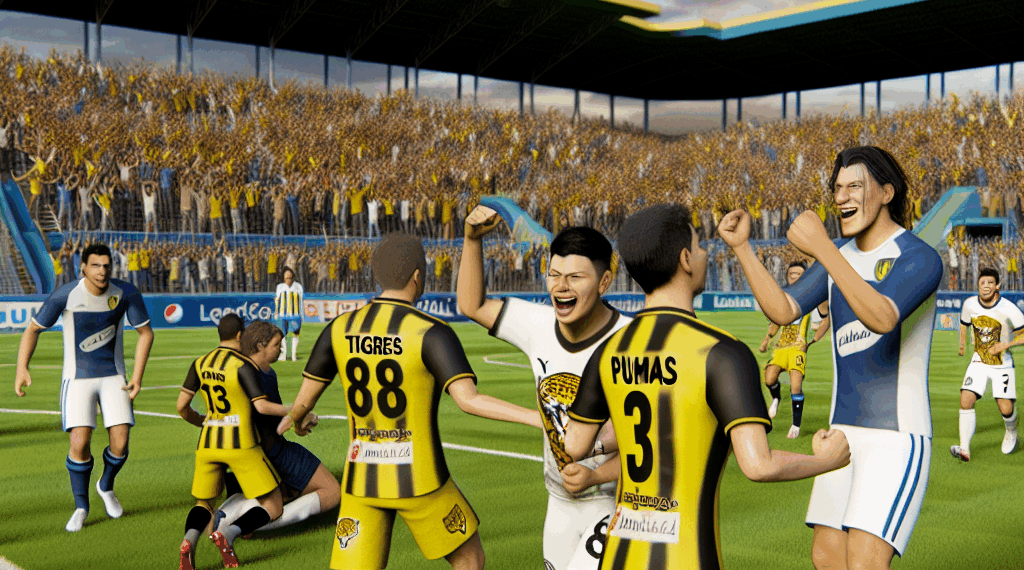 Sin escalas a la Liguilla, Tigres vence a Pumas