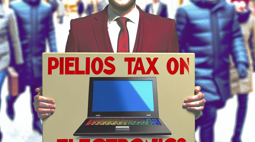 Trump planea un arancel independiente a los productos electrónicos