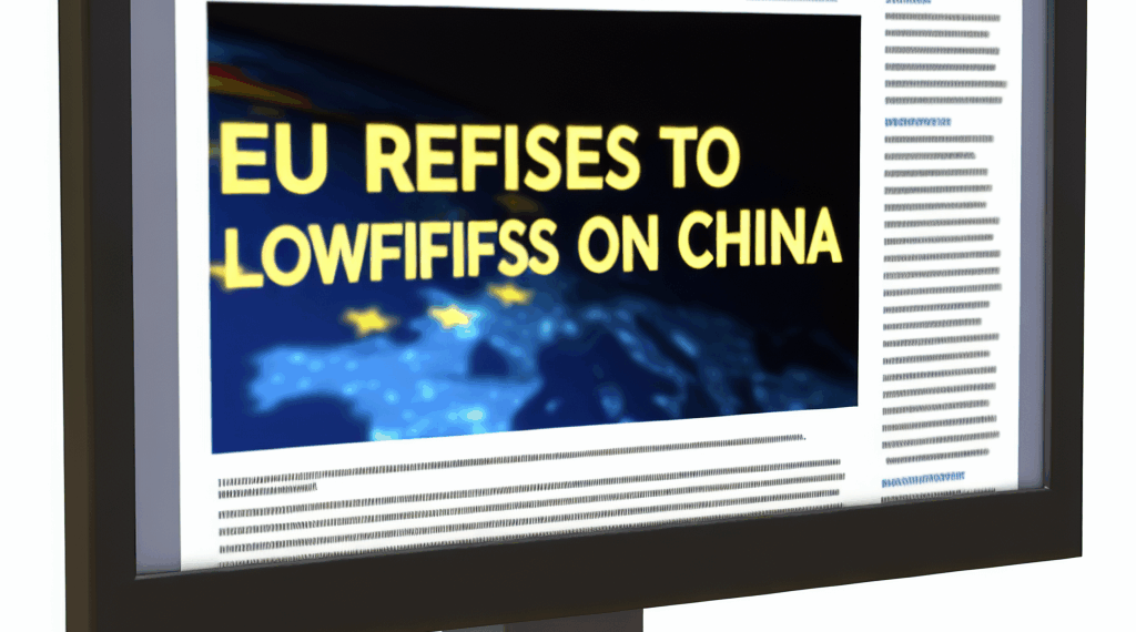 ‘EU no ha ofrecido reducir aranceles a China’, asegura – El Financiero