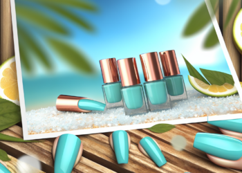Uñas color turquesa, la tendencia fresca de manicure ideal para Primavera-Verano 2025
