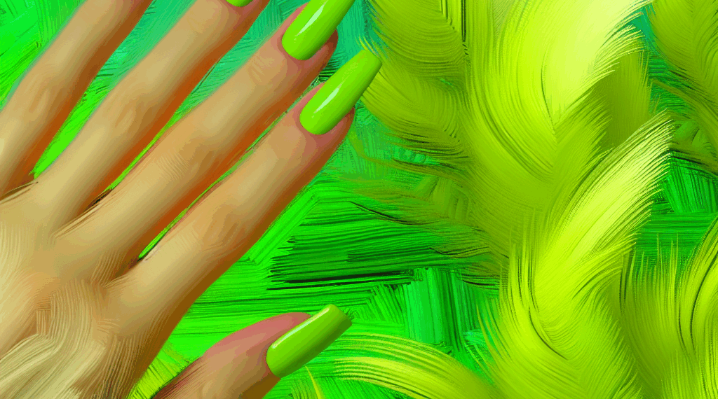 Uñas color verde limón y otras tonalidades de manicure llamativa para llevar en Primavera-Verano 2025