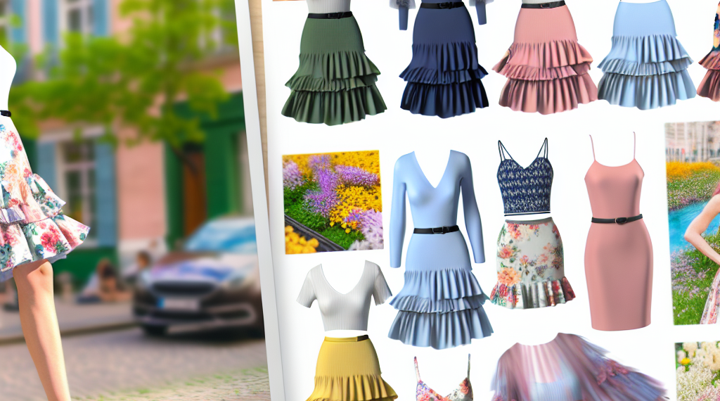 Estos vestidos románticos de volantes son ideales para triunfar en primavera