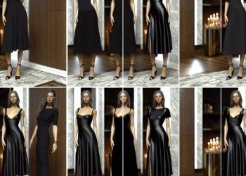 Vestidos negros midi: seis modelos elegantes que te salvarán del no saber qué ponerte