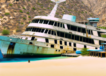 Este yate de lujo de 121 metros era de Saddam Hussein, ahora es un montón de chatarra que tiene obsesionados a los turistas