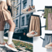 Tenis de papá para llevar con shorts y faldas en los días de calor de primavera 2025