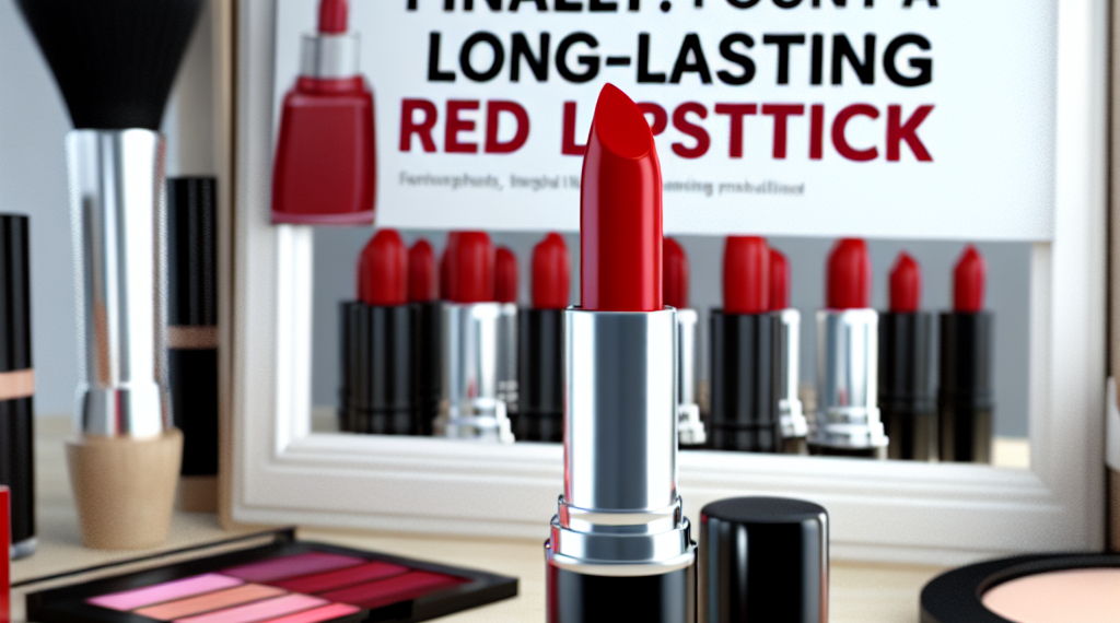 ¡Por fin! Encontré un lipstick rojo de larga duración que no reseca los labios