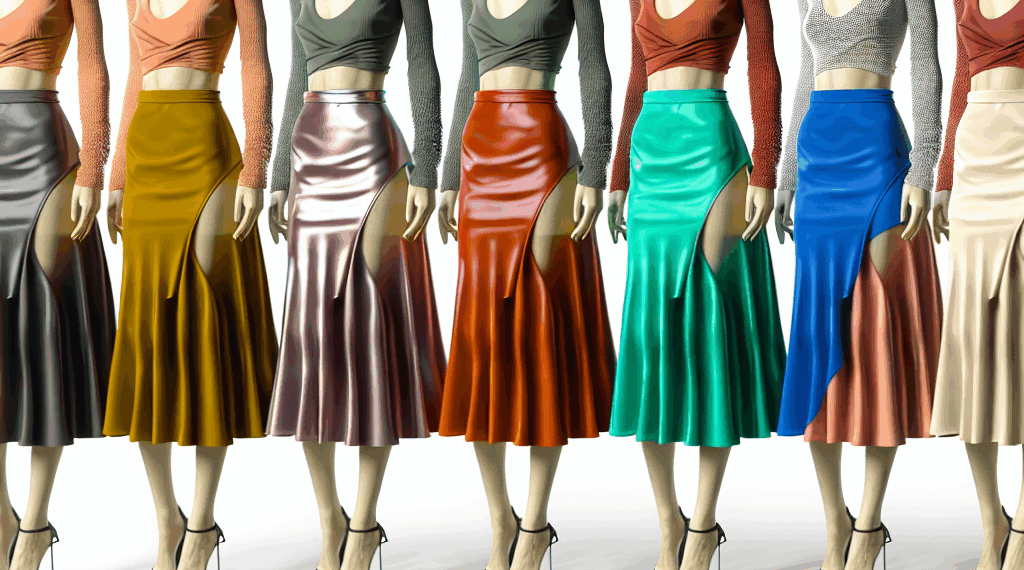7 combinaciones de colores con faldas y blusas en Primavera-Verano 2025