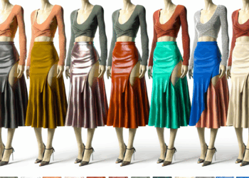 7 combinaciones de colores con faldas y blusas en Primavera-Verano 2025