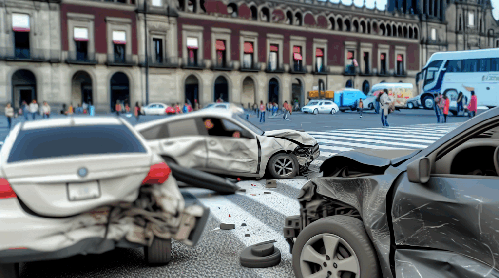 Coche cae dentro de la Plaza Lilas en la CDMX; hay una mujer lesionada – El Financiero