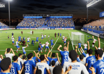 Los aficionados de Cruz Azul festejaron el primer fracaso de Santiago Giménez con el Milan. Foto: Especial