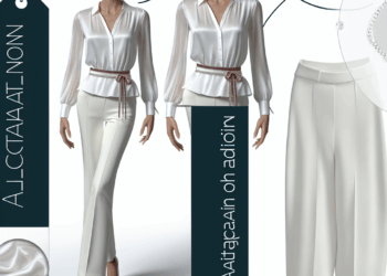 Anne Hathaway deslumbra con blusa blanca, pantalones elegantes y sandalias de tiras antes de la MET Gala 2025