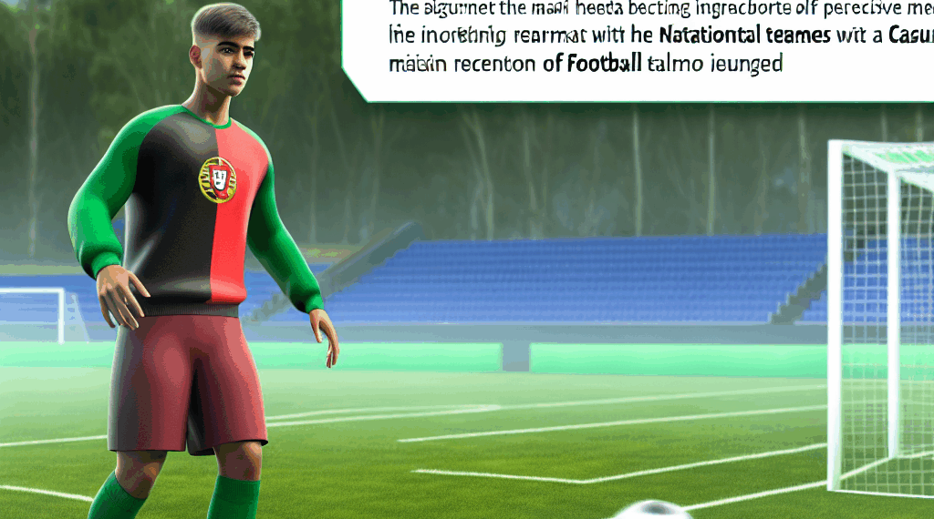 Así debutó Cristiano Jr con Portugal