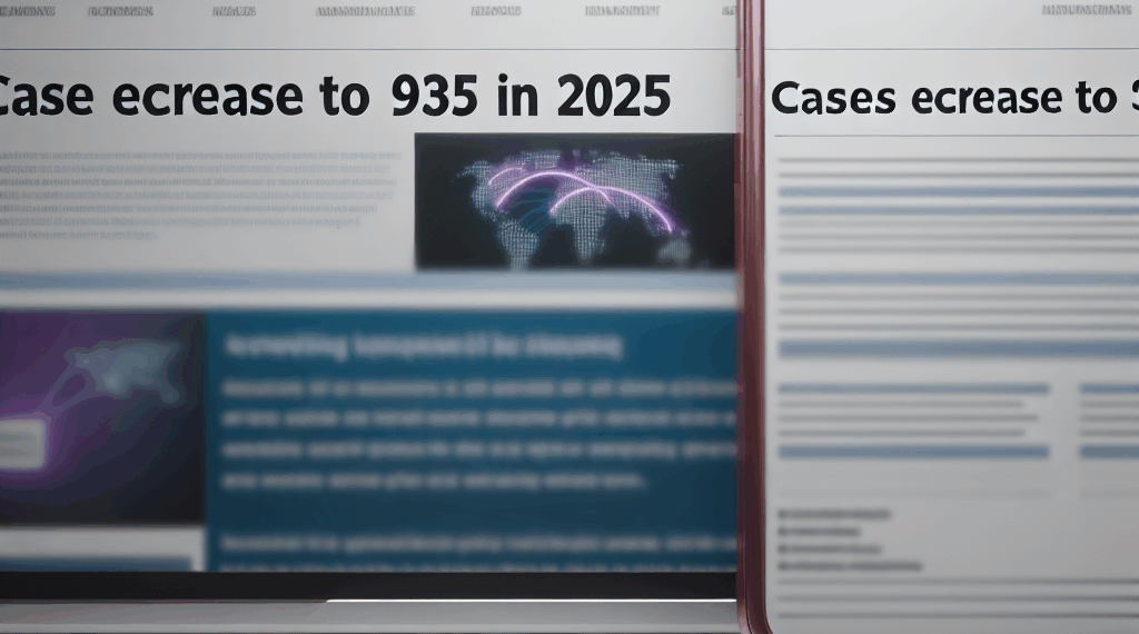 Se eleva a 935 la cifra de casos confirmados en 2025