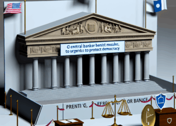 Banquero central llama a defender la democracia