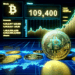 Bitcoin supera máximo histórico de 109,400 dólares el miércoles