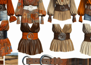 Así se llevan las blusas largas de los 70 con cinturones boho en mayo 2025