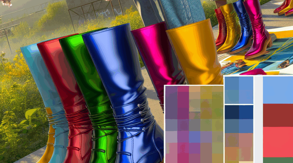 Las botas de colores de los 60 vuelven como tendencia en Primavera-Verano 2025