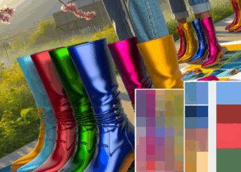 Las botas de colores de los 60 vuelven como tendencia en Primavera-Verano 2025